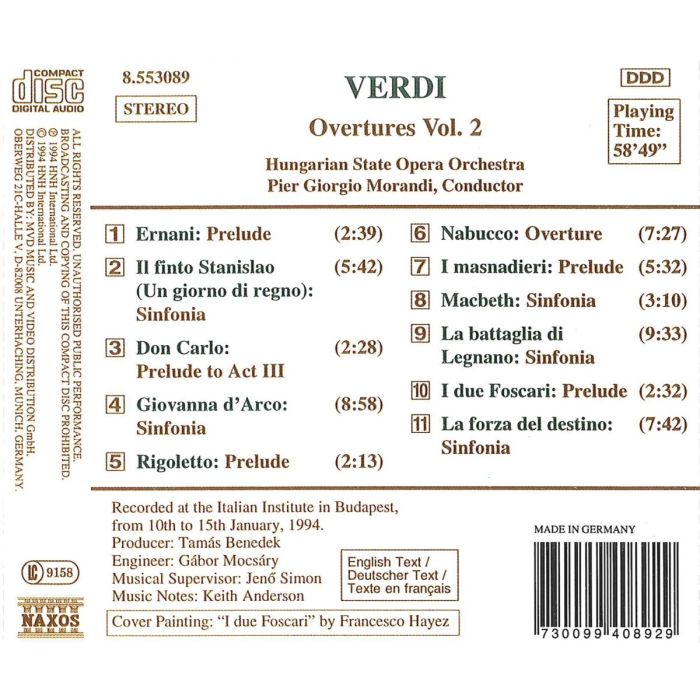 VERDI: Overtures vol. 2 - slide-1