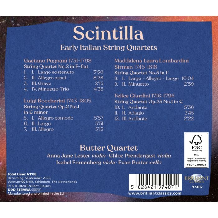 Scintilla - Early Italian String Quartets - slide-1