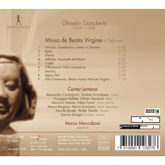 Danckerts: Missa de Beata Virgine - slide-1