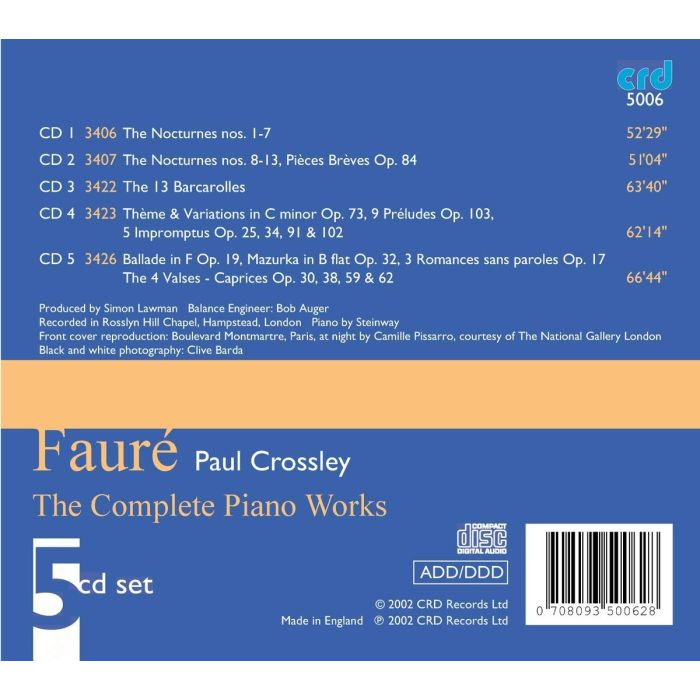 Fauré: Complete Piano Works - slide-1
