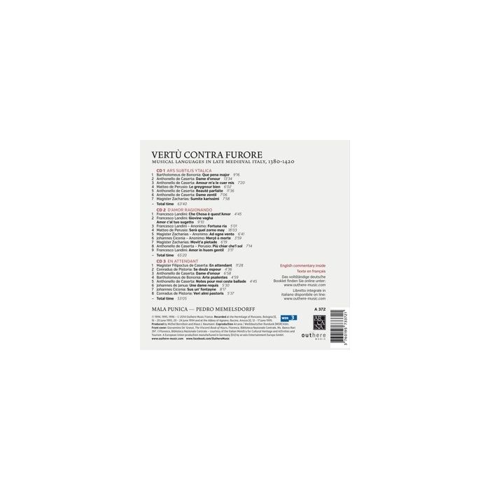 Vertù contra furorze - Ars subtilis Ytalica, D'Amor ragionando, En attendant - slide-1