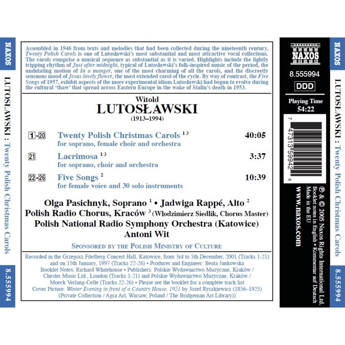 Lutosławski: Twenty Polish Christmas Carols - slide-1