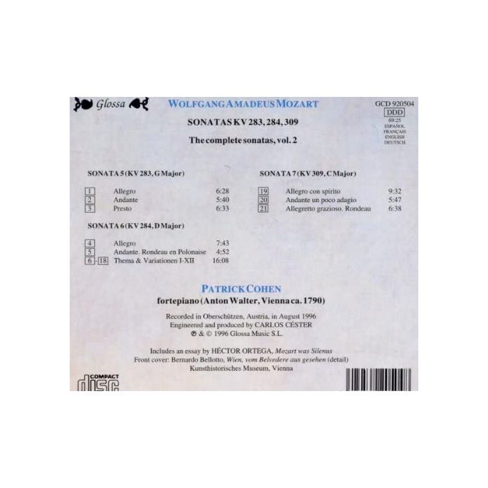 Mozart: Piano Sonatas Vol.2 - K.283, K.284, K.309 - slide-1