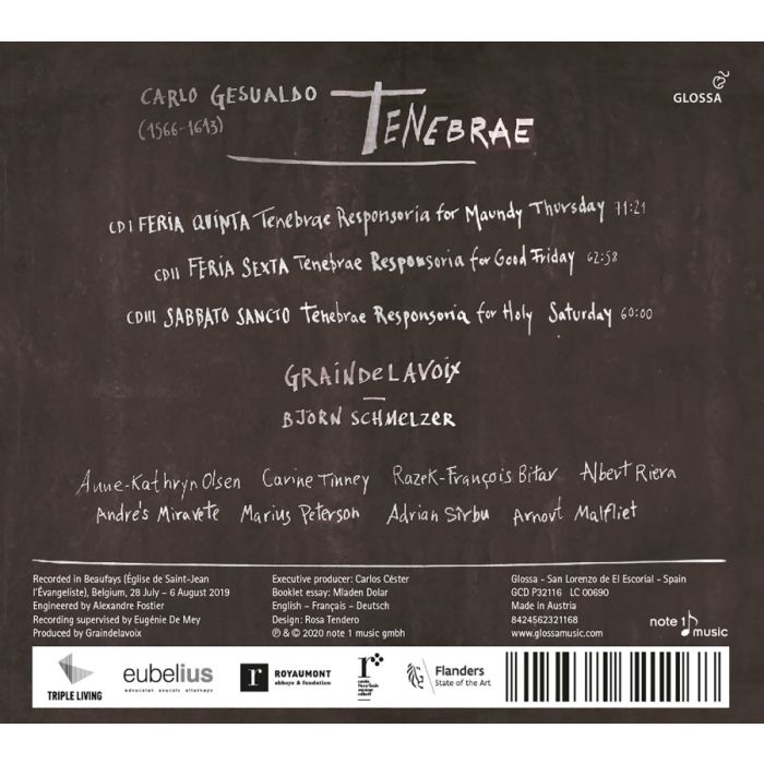 Gesualdo: Tenebrae - slide-1