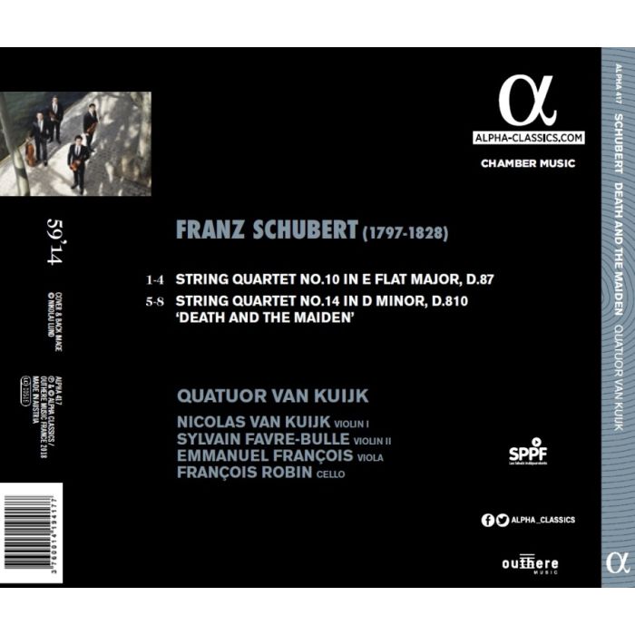 Schubert: String Quartets 10 & 14 