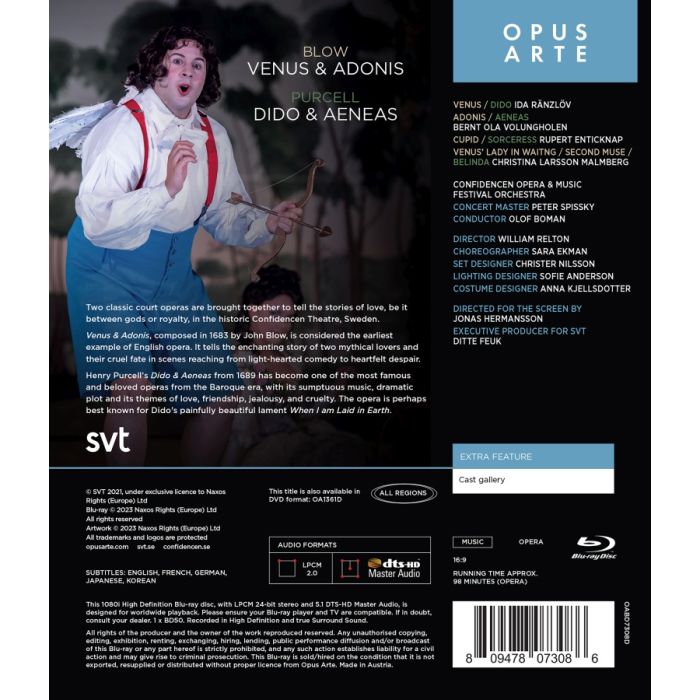 Blow: Venus & Adonis; Purcell: Dido & Aeneas - slide-1