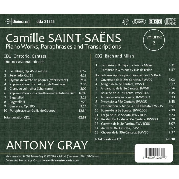Saint-Saëns: Piano Works Vol. 2 - slide-1