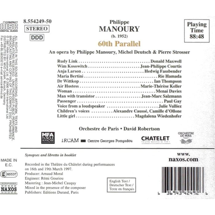 MANOURY: 60th Parallel - slide-1
