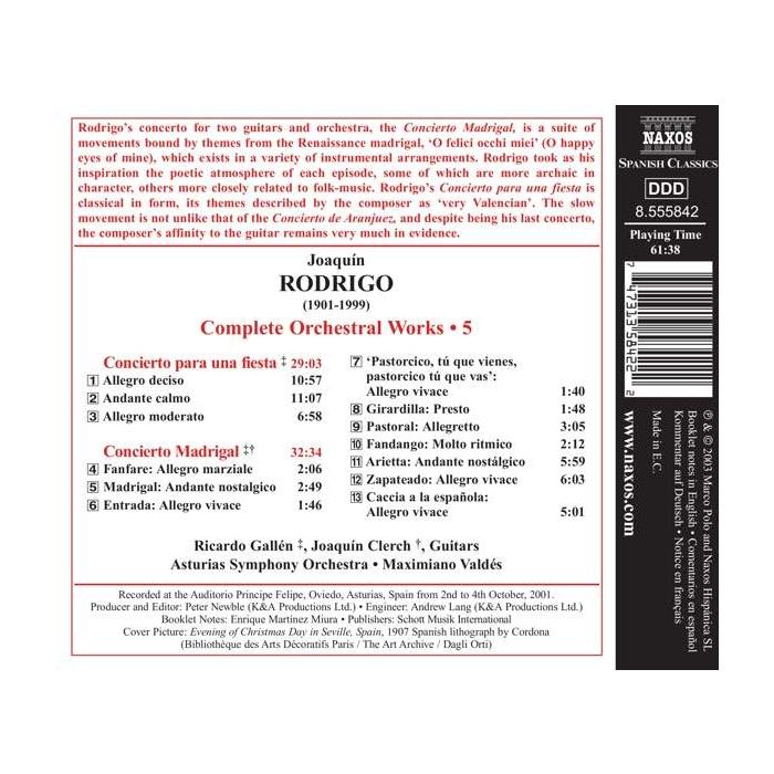 RODRIGO: Complete Orchestral Works vol. - slide-1
