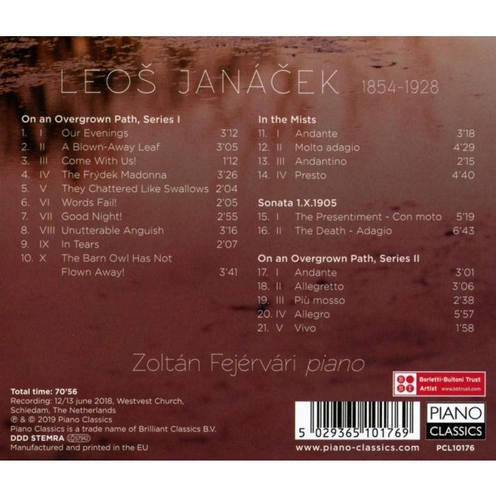 Janáček: On an Overgrown Path; In the Mists; Sonata - slide-1