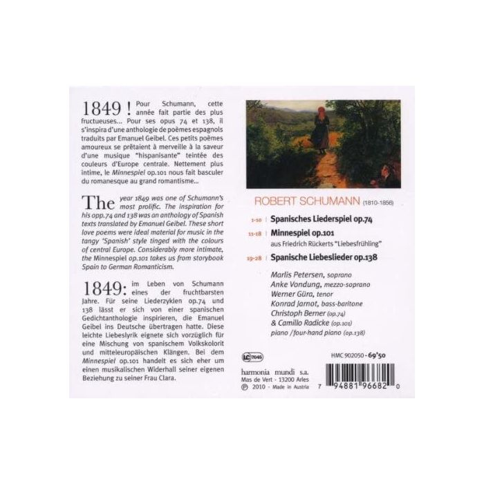 Schumann: Spanische Liebeslieder op. 138, Minnespiel op. 101, Spanisches Liederspiel op. 74 - slide-1