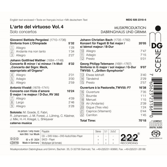 L'arte del Virtuoso Vol. 4 - Solo Concertos - slide-1