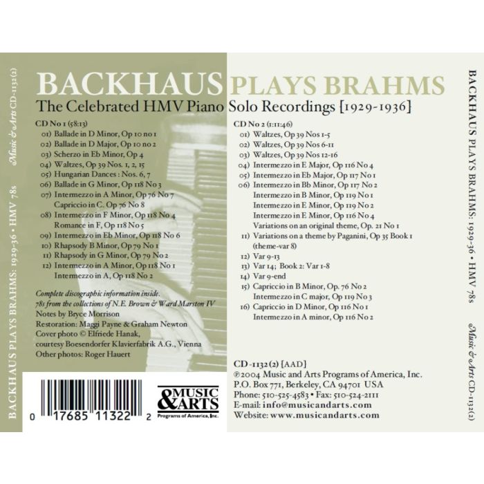 Backhaus plays Brahms - slide-1