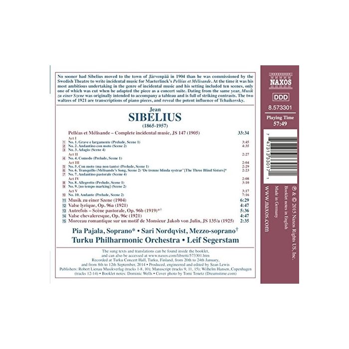 Sibelius: Pelleas et Melisande Musik zu einer Szene Valse lyrique - slide-1