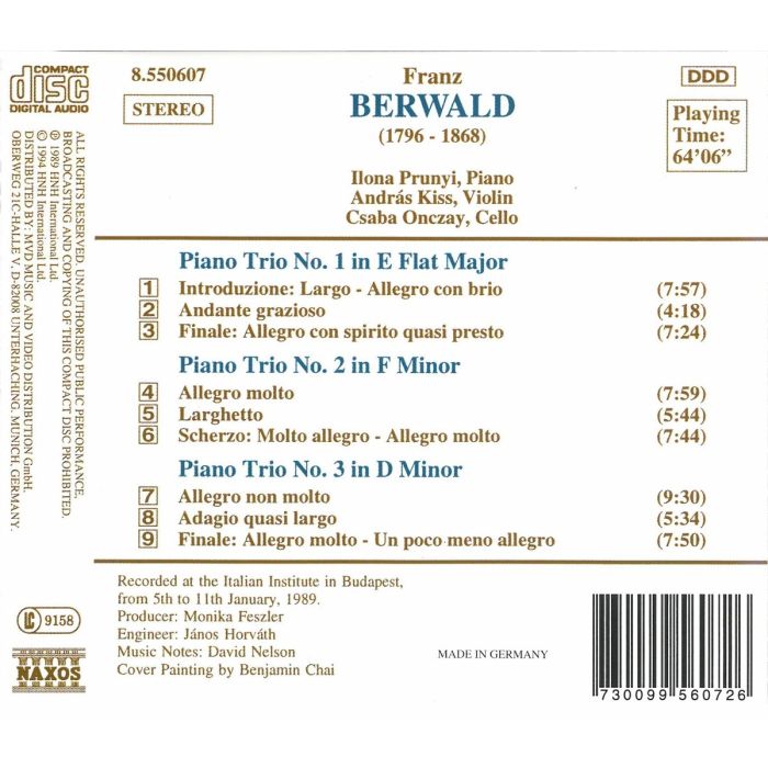 BERWALD: Piano Trios Nos. 1 - 3 - slide-1