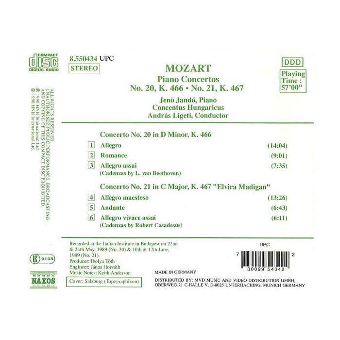 Mozart: Piano Concertos Nos. 20 and 21 - slide-1