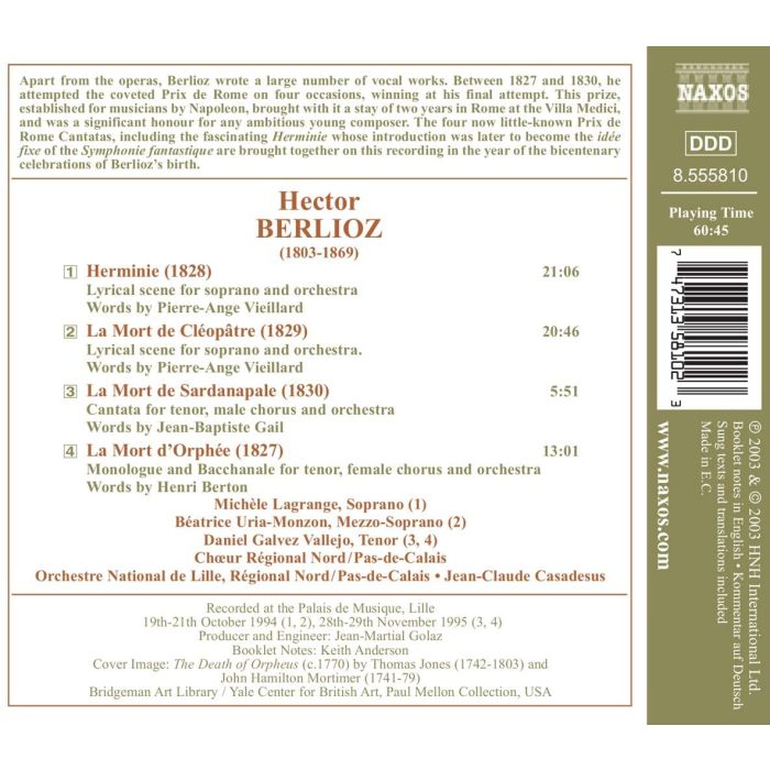 BERLIOZ: Cantatas - slide-1