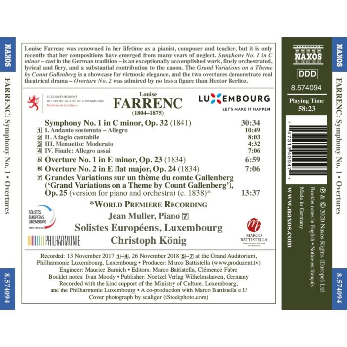 Farrenc: Symphony No. 1 - slide-1