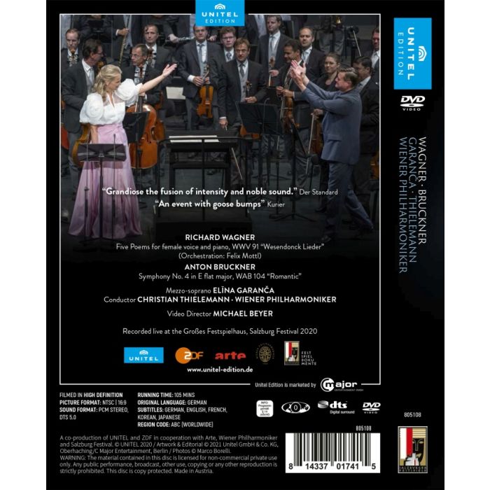 Wagner: Wesendonck Lieder; Bruckner: Symphony No. 4 - slide-1