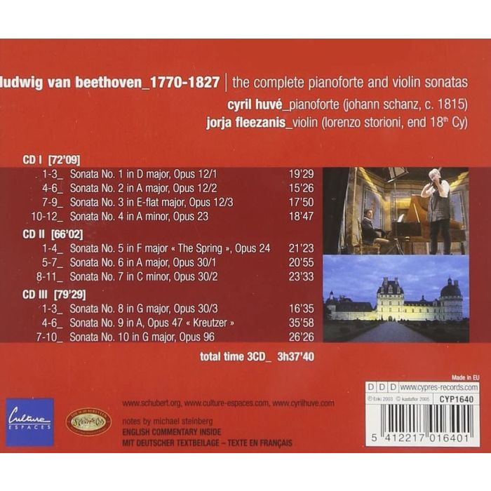 Beethoven: Complete Fortepiano And Violin Sonatas - slide-1