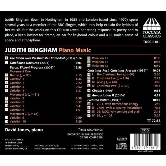 Bingham: Piano Music - slide-1