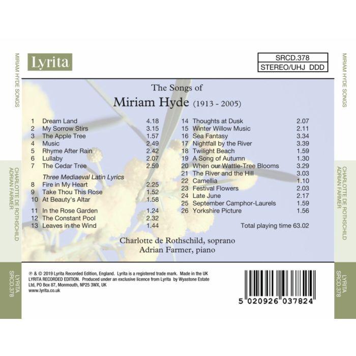 The Songs of Miriam Hyde - slide-1