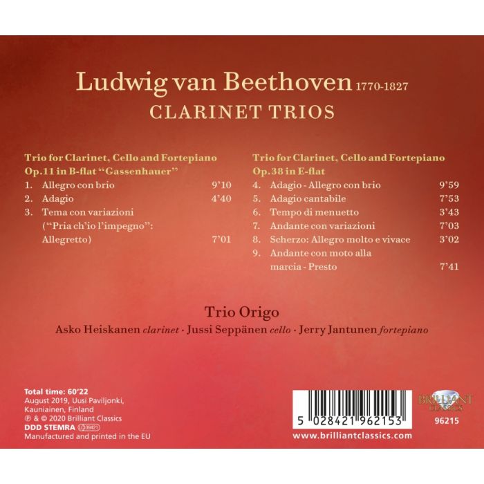 Beethoven: Clarinet Trios - slide-1