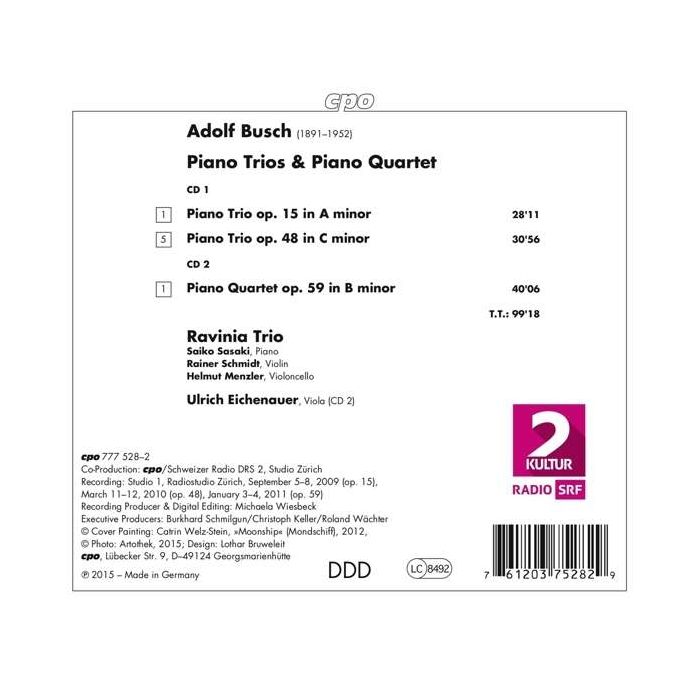 Busch: Piano Trios & Piano Quartet - slide-1