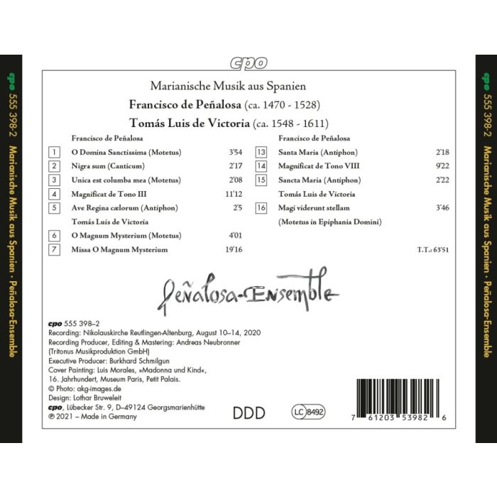 Victoria: Missa O Magnum Mysterium; Peñalosa: Magnificat; Motets - slide-1