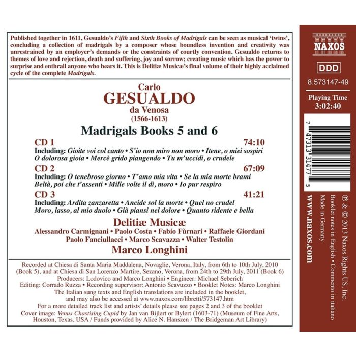 Gesualdo: Madrigals Books 5 and 6 - slide-1