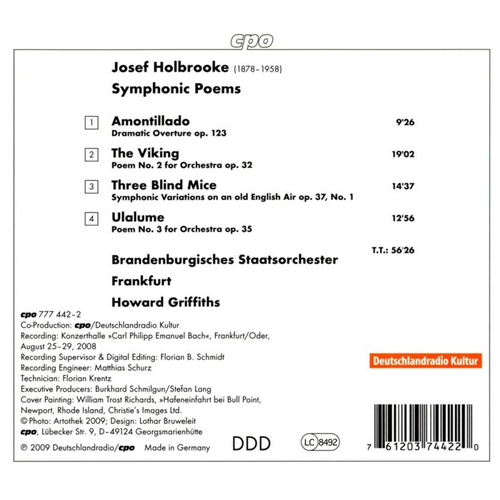 HOLBROOKE: Symphonic poems - slide-1