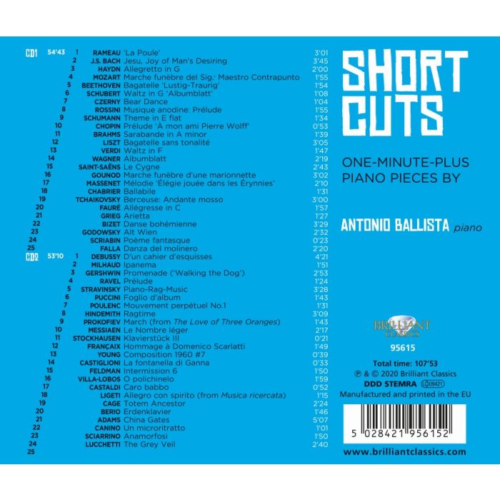 Short Cuts: 50 Piano Pieces - slide-1