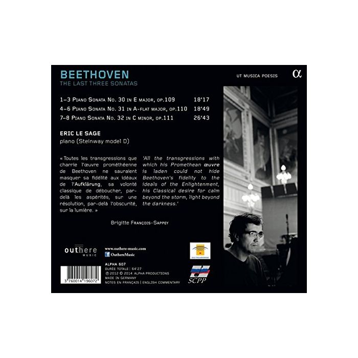 Beethoven: The Last Three Sonatas Op. 109; 110; 111 - slide-1