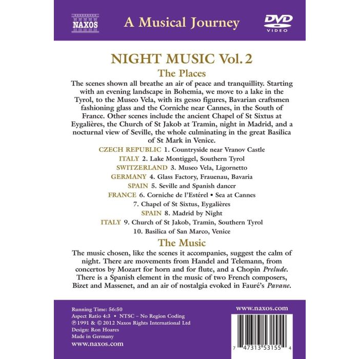 Musical Journey:Night Music Vol. 2 ( Italy, France, Spain, Germany, Switzerland, Czech Republic) - slide-1