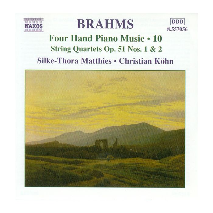 BRAHMS: Four Hand Piano Music Vol.10