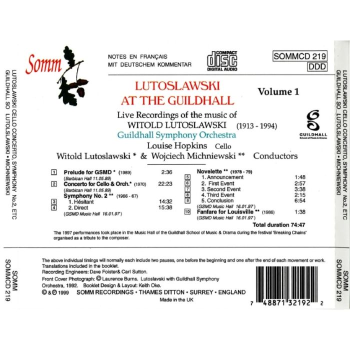 Lutosławski at the Guildhall Vol. 1 - slide-1