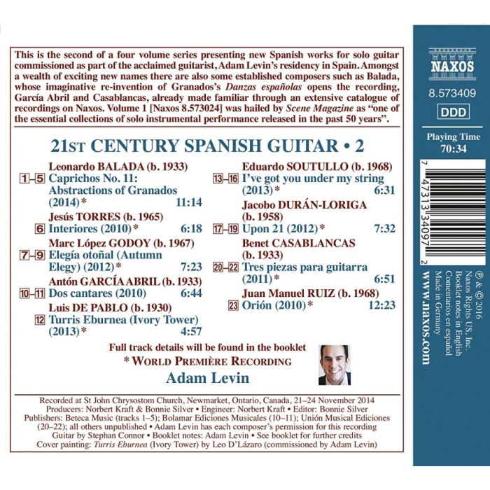 21st Century Spanish Guitar Vol. 2 - Balada; García Abril; Casablancas; … - slide-1