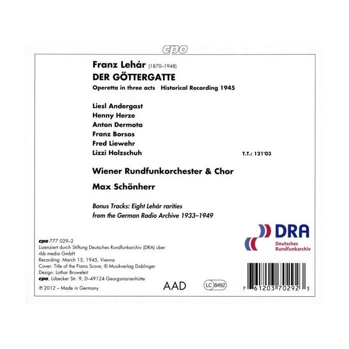 Lehar: Göttergatte, operetka w 3 aktach - slide-1