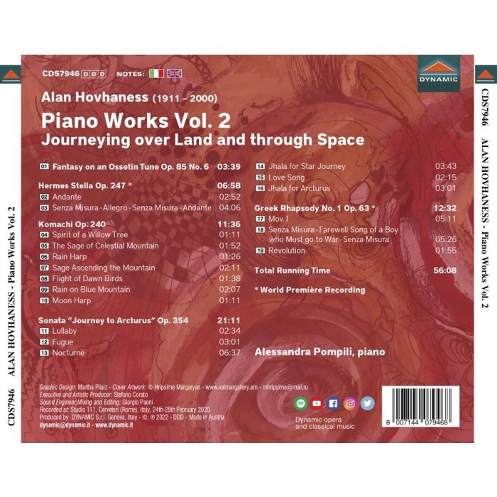 Hovhaness: Piano Works Vol. 2 - slide-1
