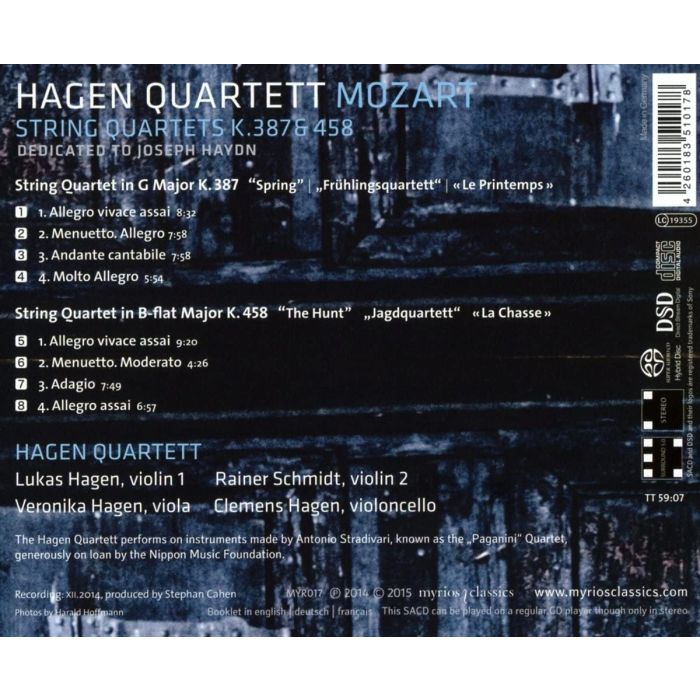 Mozart: String Quartets K. 387 & 458 - slide-1