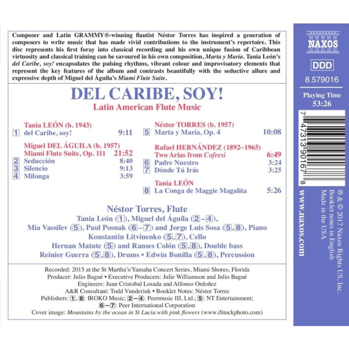 LEÓN/ÁGUILA/TORRES/HERNÁNDEZ: Latin American Flute Music - slide-1