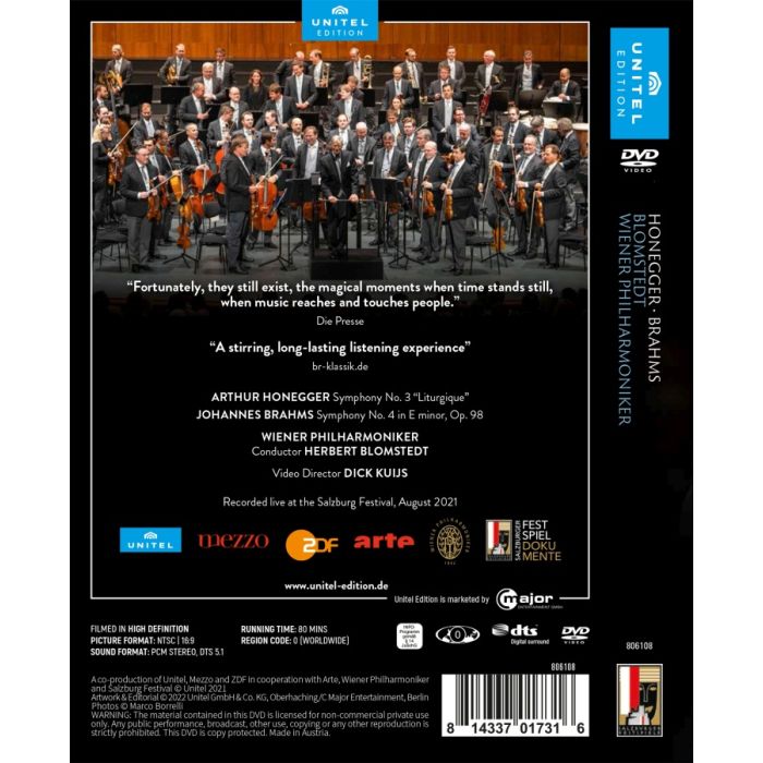 Honegger: Symphony No. 3; Brahms: Symphony No. 4 - slide-1