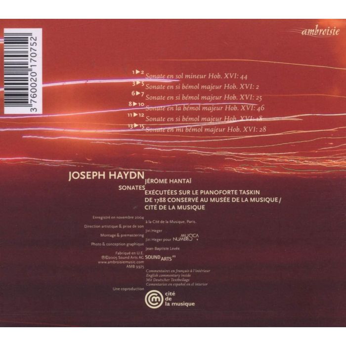Haydn: Sonates pour pianoforte - slide-1