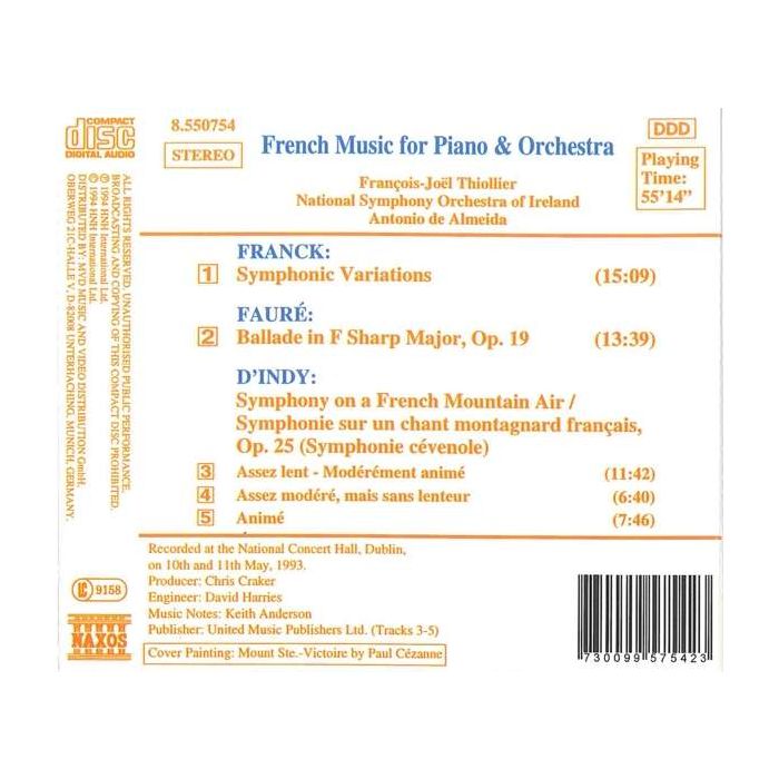 French Music for Piano and Orchestra - slide-1