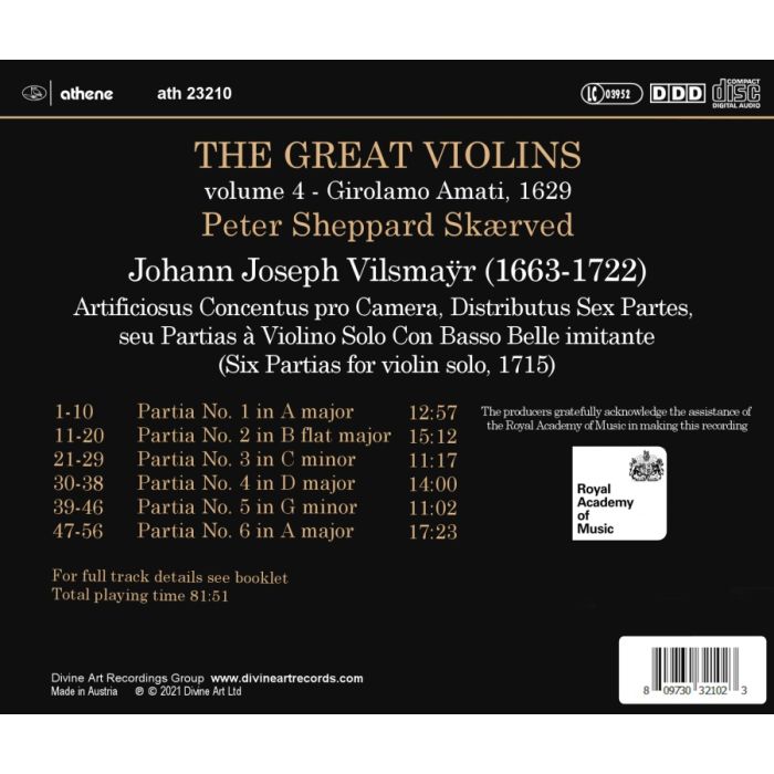 Vilsmaÿr: Six Partias for solo violin - slide-1