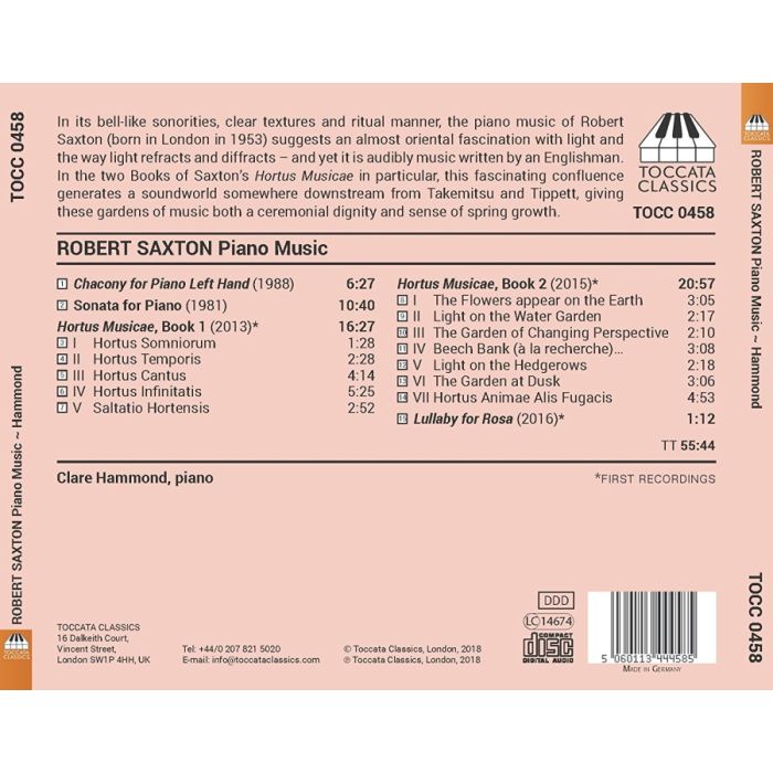 Saxton: Piano Music - slide-1