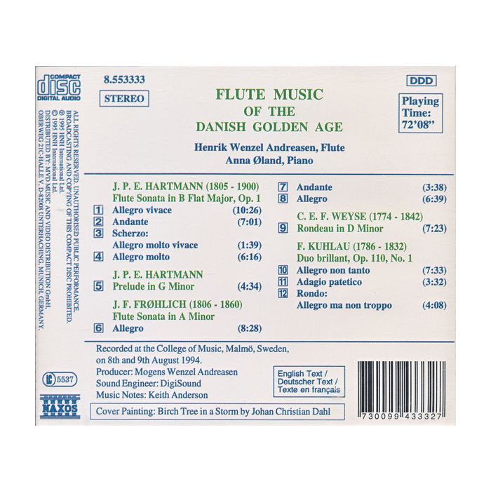 Flute Music of the Danish Golden Age - slide-1