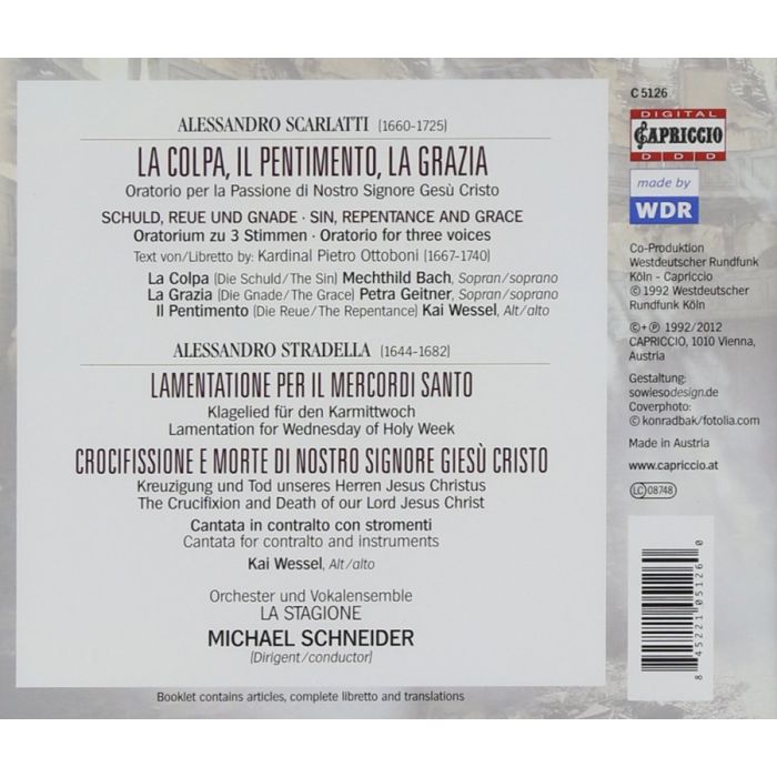 Scarlatti: La Colpa, Il Pentimento, La Grazia - slide-1