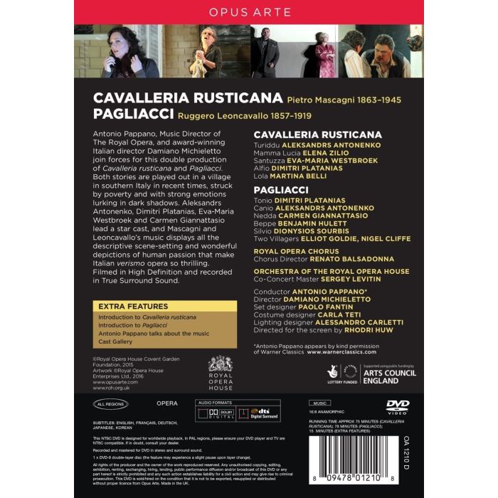 Mascagni: Cavalleria Rusticana,  Leoncavallo, Pagliacci - slide-1