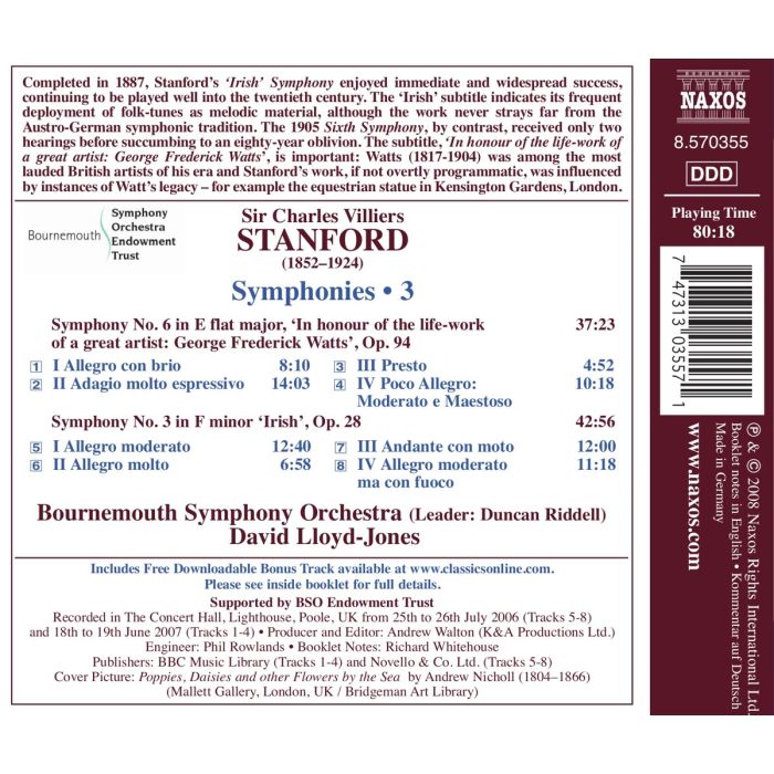 Stanford: Symphony No. 3 